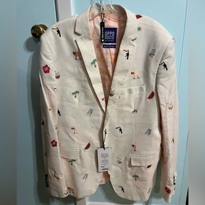 NWT Opposuits Beach Themed Blazer